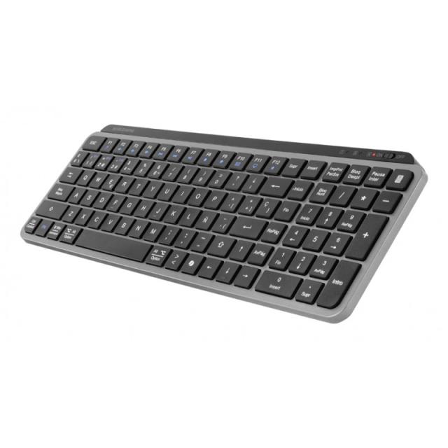 Mars Gaming - MK-SILENKEYS teclado Universal RF Wireless + Bluetooth QWERTY Español Negro
