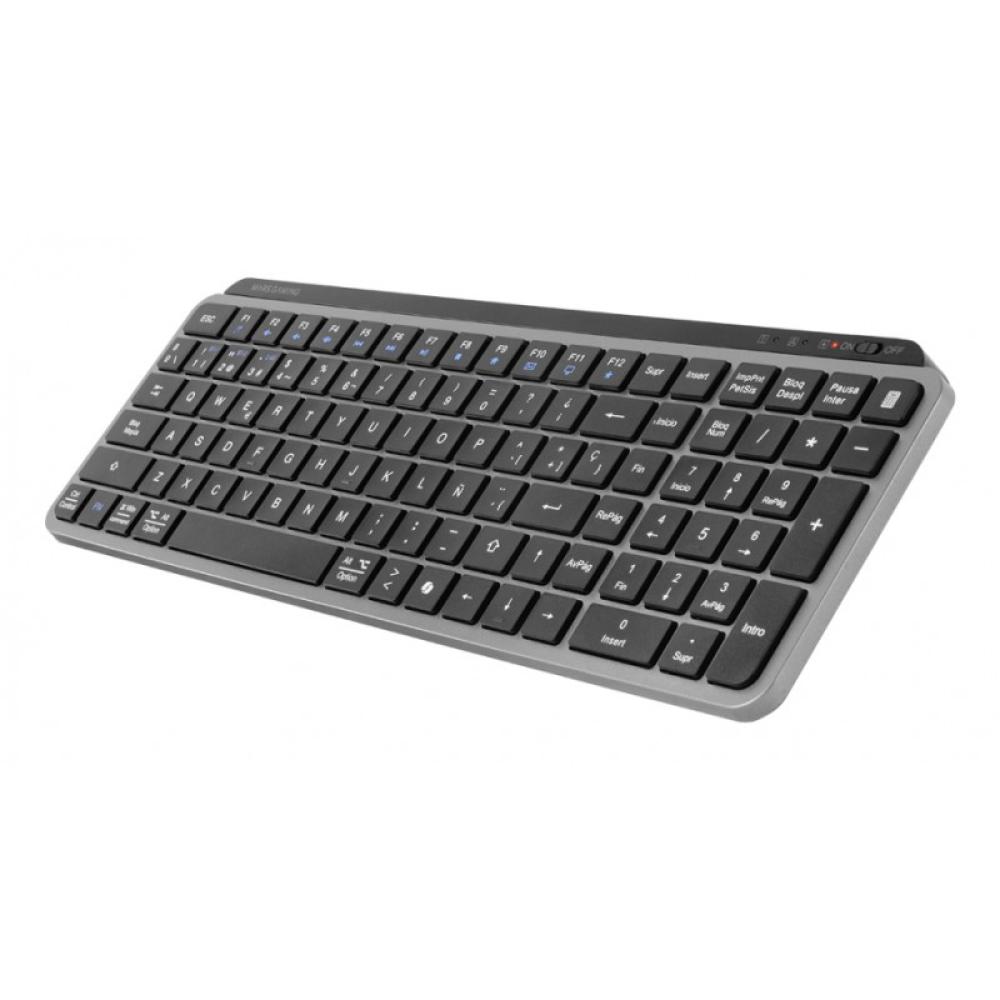 Mars Gaming - MK-SILENKEYS teclado Universal RF Wireless + Bluetooth QWERTY Español Negro