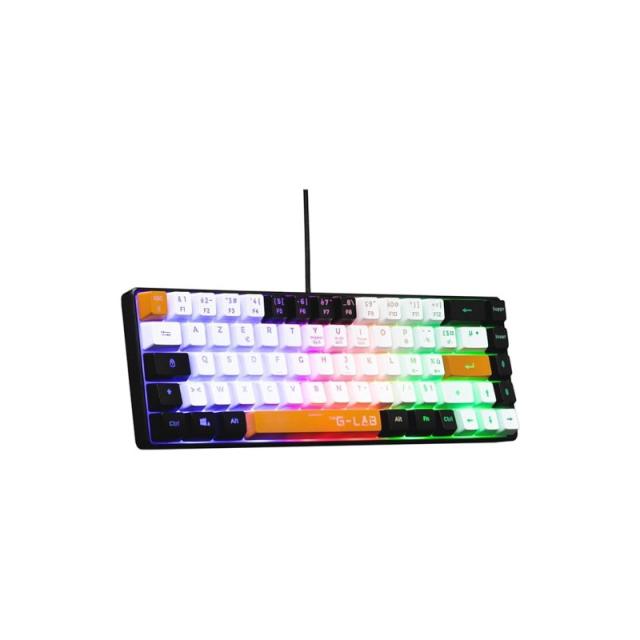 The G-Lab - THE G-LAB KEYZ HYDROGEN, TECLADO DE MEMBRANA RETROILUMINADO, COMPACTO 60%