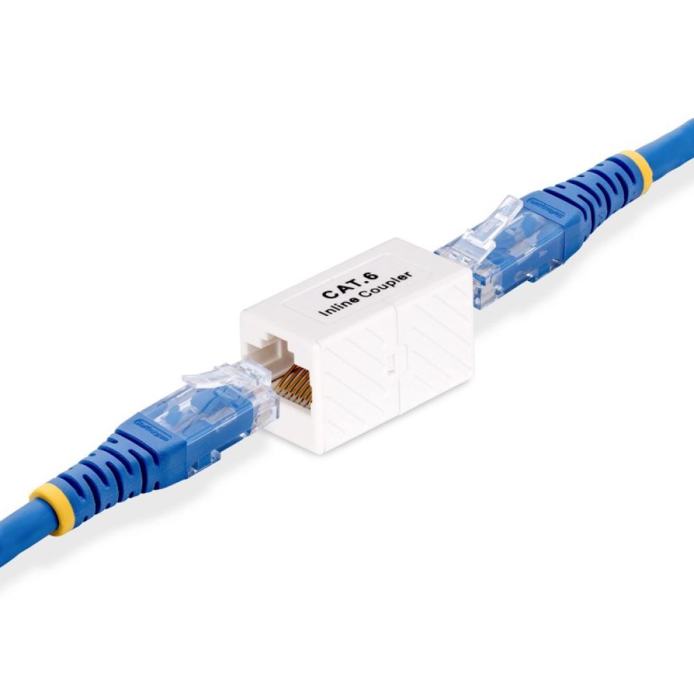 StarTech.com - Acoplador RJ45 - Acoplador UTP - Acoplador de Cable de Red - Conector sin Blindar T568 - Cat6 - Hembra a Hembra -