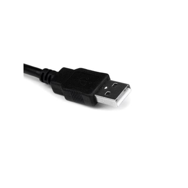 StarTech.com - Cable Profesional de 0,3m USB a Puerto Serie Serial RS232 DB9 con Retención del Puerto COM