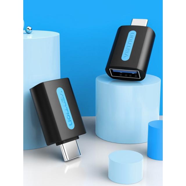 Vention - Adaptador USB 3.0 CDUB0/ USB Tipo-C Macho - USB Hembra