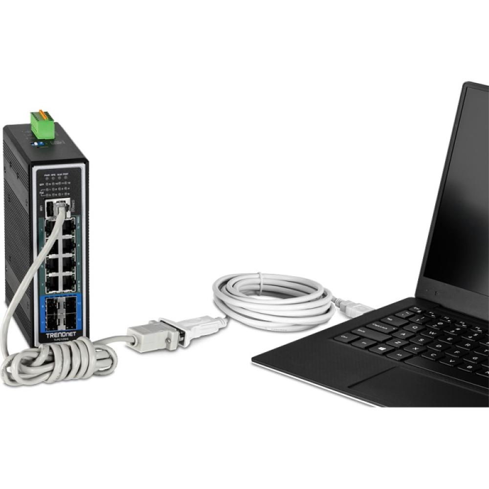 Trendnet - TU-S910 cambiador de género para cable USB Type A RS-232 Blanco