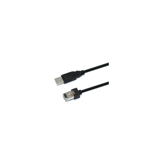 Newland - CBL026U cambiador de género para cable RJ-45 USB-A Negro