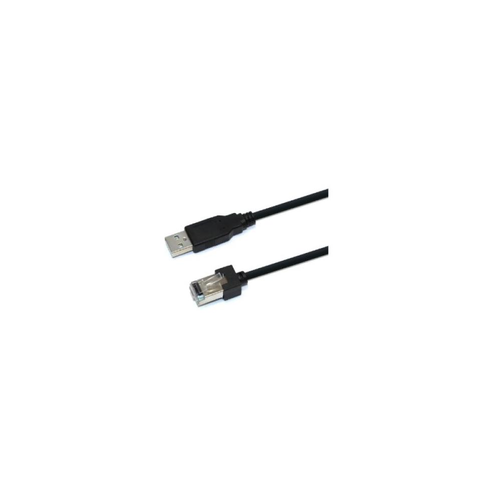 Newland - CBL026U cambiador de género para cable RJ-45 USB-A Negro