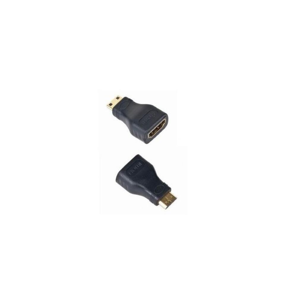 Gembird - A-HDMI-FC cambiador de género para cable mini-HDMI Negro