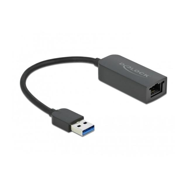 DeLOCK - Adaptador USB Tipo-A macho a 2,5 Gigabit LAN compacto