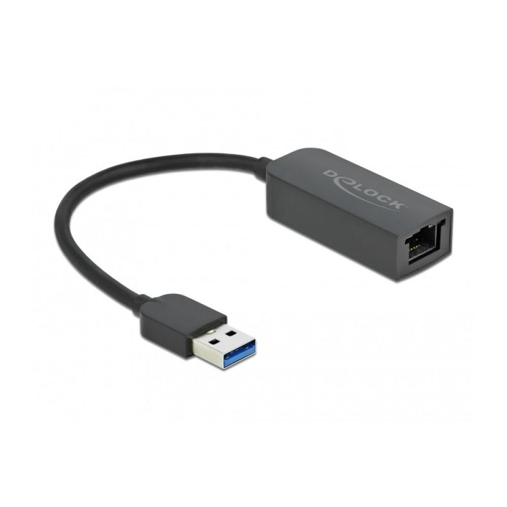 DeLOCK - Adaptador USB Tipo-A macho a 2,5 Gigabit LAN compacto