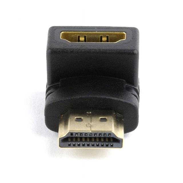 Gembird - A-HDMI90-FML cambiador de género para cable HDMI Negro