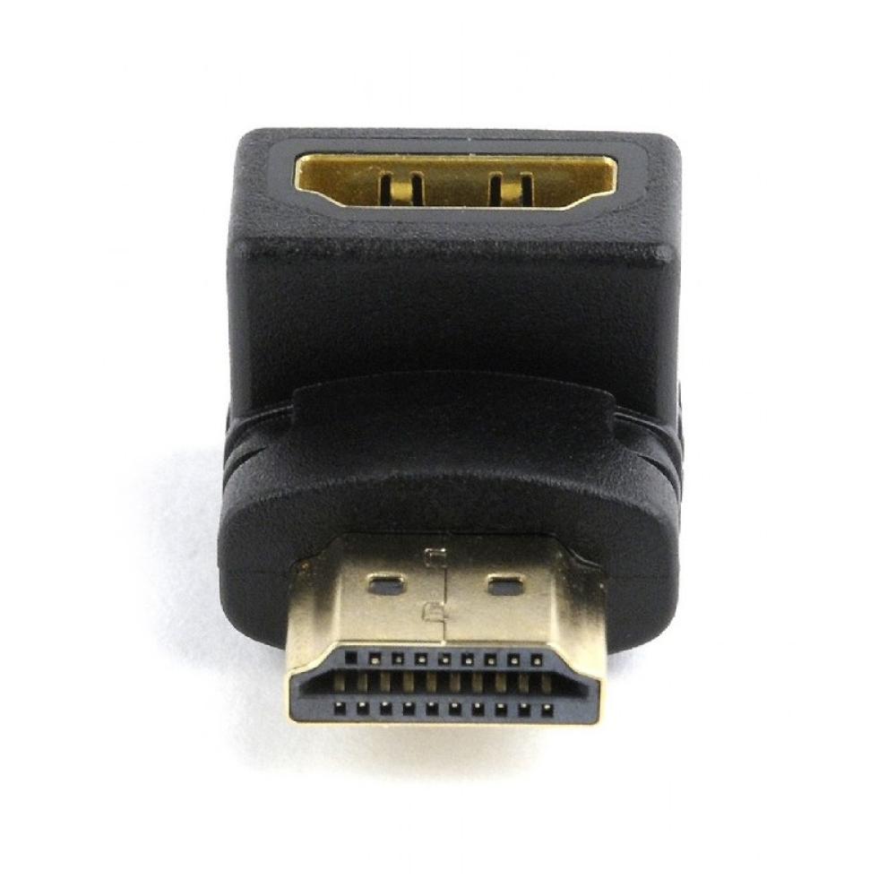 Gembird - A-HDMI90-FML cambiador de género para cable HDMI Negro