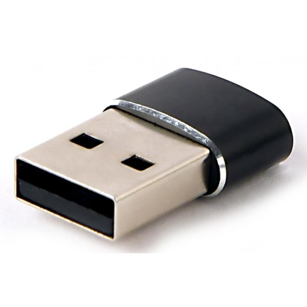 Gembird - A-USB2-AMCF-02 cambiador de género para cable USB A USB C Negro