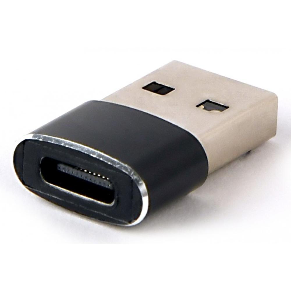 Gembird - A-USB2-AMCF-02 cambiador de género para cable USB A USB C Negro