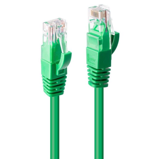 Lindy - 48046 cable de red Verde 0,3 m Cat6 U/UTP (UTP)