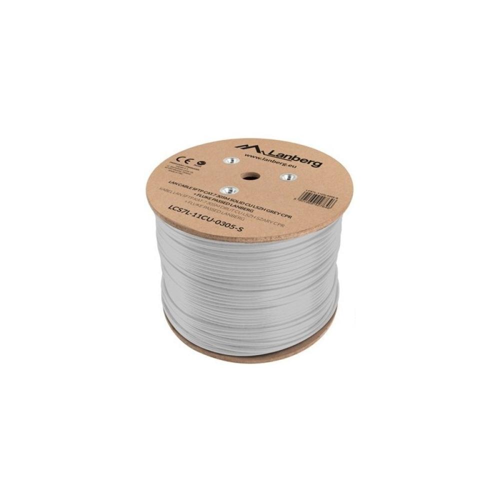 Lanberg - LCS7L-11CU-0305-S cable de red Blanco 305 m Cat7 S/FTP (S-STP)