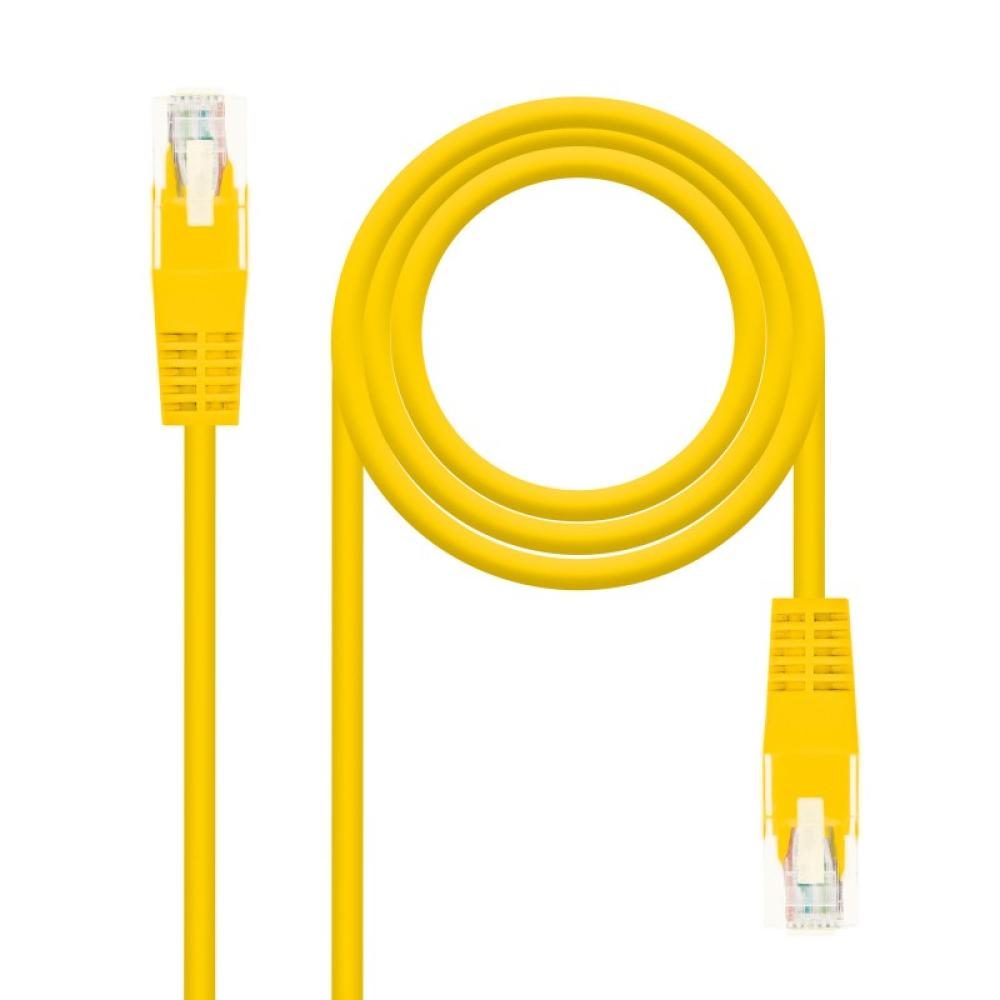 Nanocable - 10.20.0402-Y cable de red Amarillo 2 m Cat6e U/UTP (UTP)