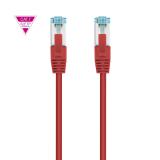 Nanocable - Cable de Red Cat.7 600MHZ LSZH SFTP PIMF AWG26, Rojo, 2 m
