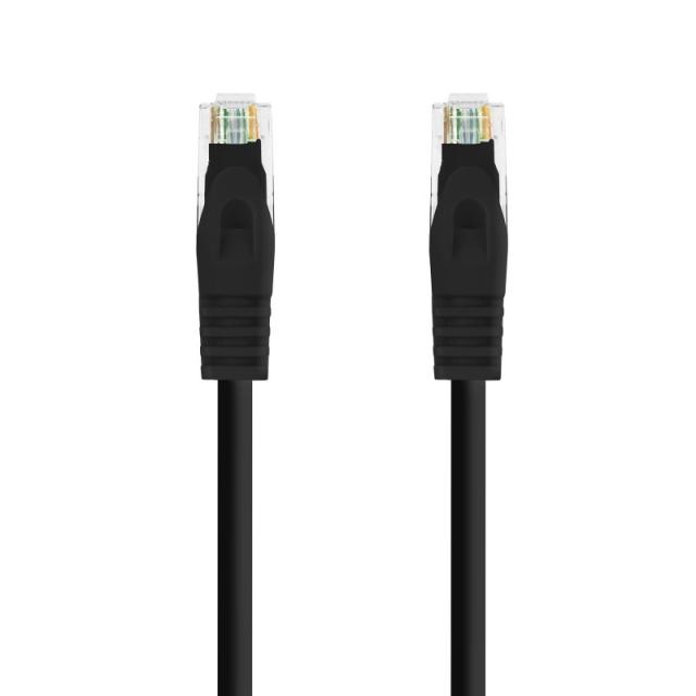 Nanocable - Cable de red latiguillo RJ45 LSZH Cat.6A UTP AWG24, Negro, 2.0m