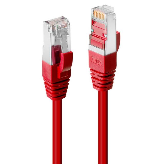 Lindy - 45621 cable de red Rojo 0,5 m Cat6 S/FTP (S-STP)