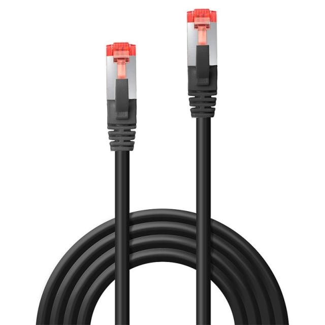 Lindy - 47776 cable de red Negro 0,5 m Cat6 S/FTP (S-STP)
