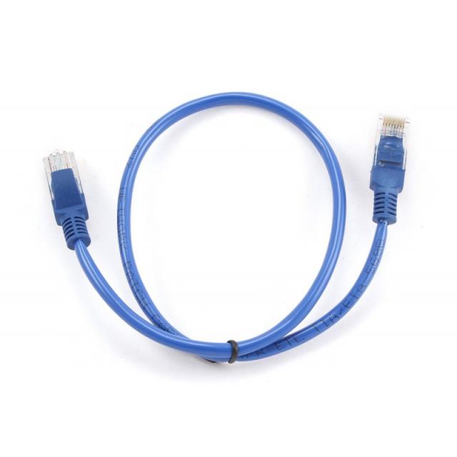 Gembird - PP12-0.5M/B cable de red Azul 0,5 m Cat5e