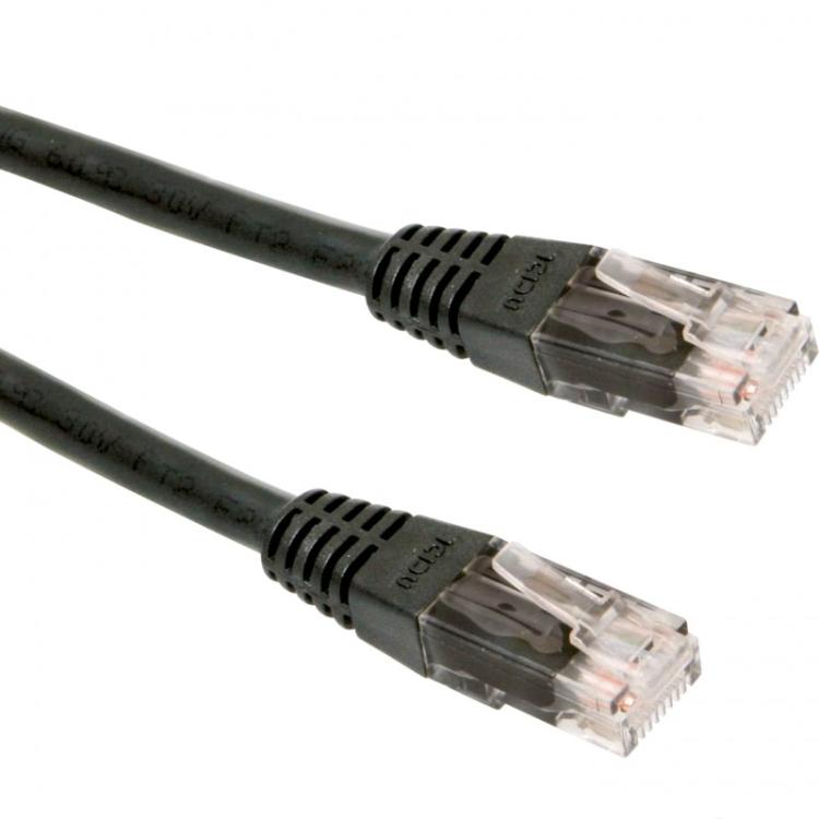Gembird - PP12-3M/BK cable de red Negro Cat5e U/UTP (UTP)