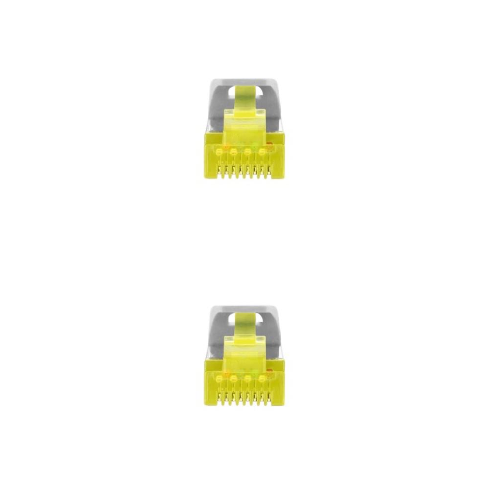 Nanocable - Cable de red latiguillo RJ45 LSZH Cat.6A SFTP AWG26, Gris, 10 m
