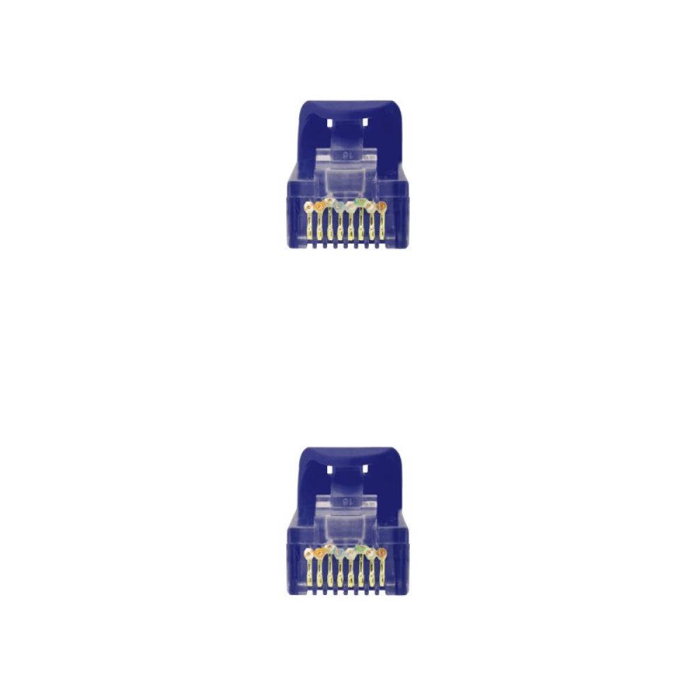 Nanocable - Cable de red latiguillo RJ45 LSZH Cat.6A UTP AWG24, Azul, 2.0m