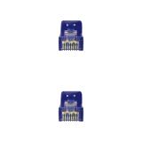 Nanocable - Cable de red latiguillo RJ45 LSZH Cat.6A UTP AWG24, Azul, 2.0m