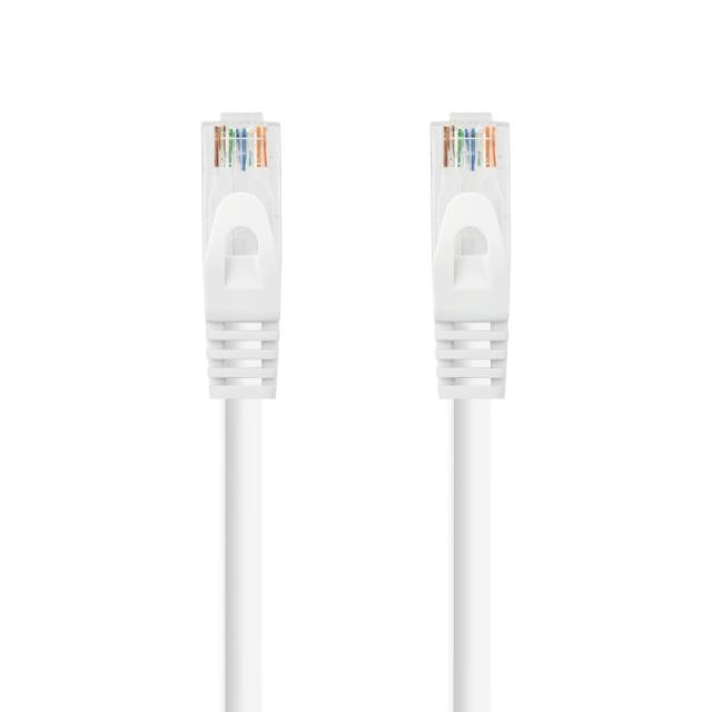 Nanocable - Cable de red latiguillo RJ45 LSZH Cat.6A UTP AWG24, Blanco, 2.0m