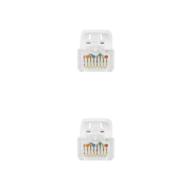 Nanocable - Cable de red latiguillo RJ45 LSZH Cat.6A UTP AWG24, Blanco, 2.0m