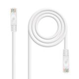 Nanocable - Cable de red latiguillo RJ45 LSZH Cat.6A UTP AWG24, Blanco, 2.0m