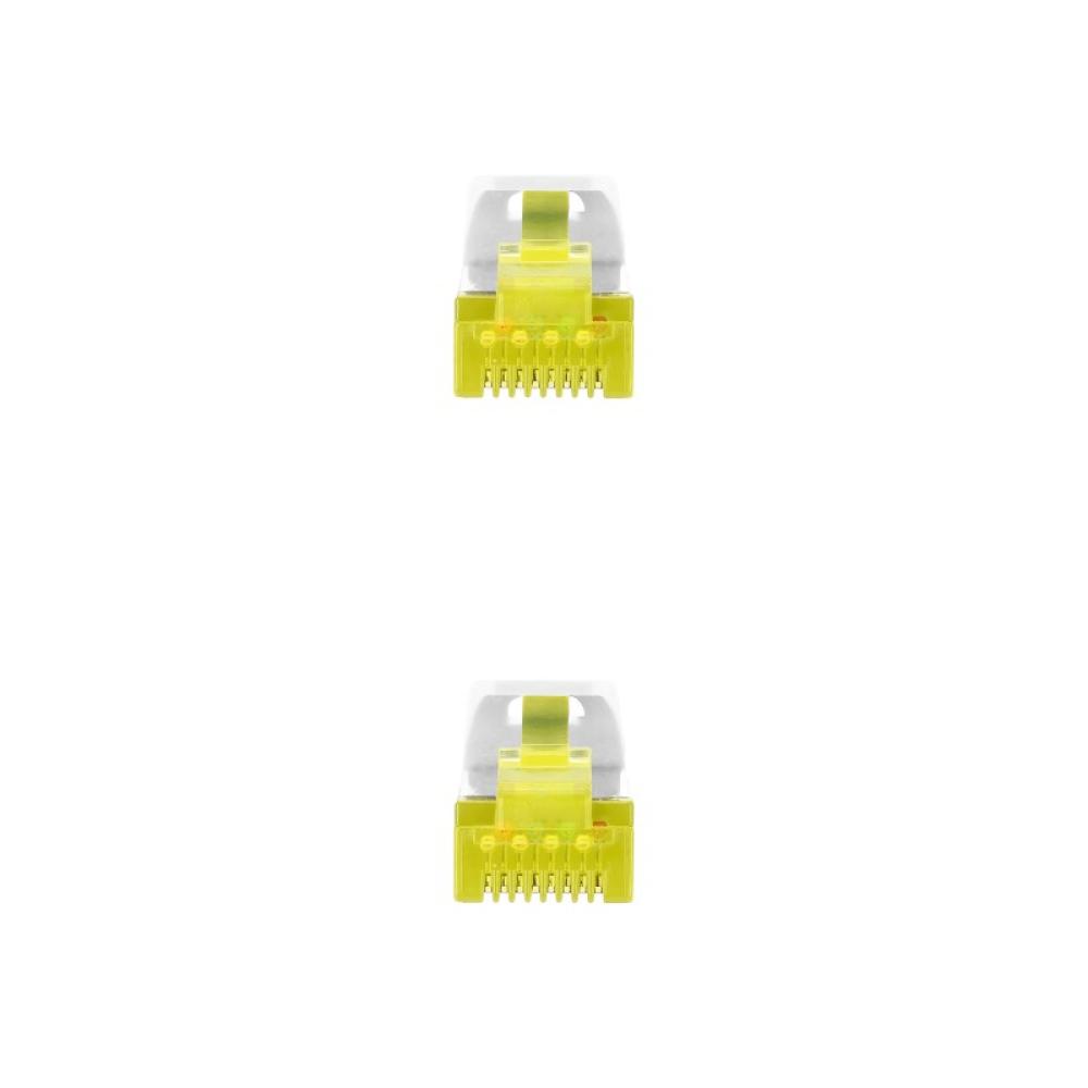 Nanocable - Cable de red latiguillo RJ45 LSZH Cat.6A SFTP AWG26, Blanco, 1.0 m