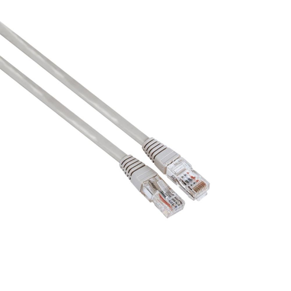 Hama - Cable de red RJ45, 8p8c UTP CAT5e 1,5 m S/B, Color gris