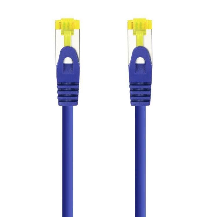 Nanocable - Cable Red Latiguillo RJ45 LSZH CAT.6A SFTP AWG26, Azul, 25 cm