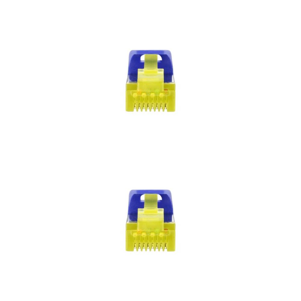 Nanocable - Cable Red Latiguillo RJ45 LSZH CAT.6A SFTP AWG26, Azul, 25 cm