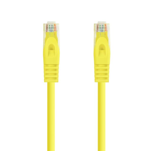 Nanocable - Cable de red latiguillo RJ45 LSZH Cat.6A UTP AWG24, Amarillo, 0.5m