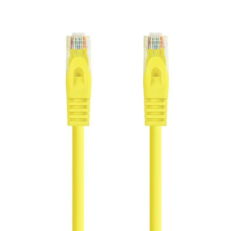 Nanocable - Cable de red latiguillo RJ45 LSZH Cat.6A UTP AWG24, Amarillo, 0.5m