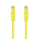 Nanocable - Cable de red latiguillo RJ45 LSZH Cat.6A UTP AWG24, Amarillo, 0.5m