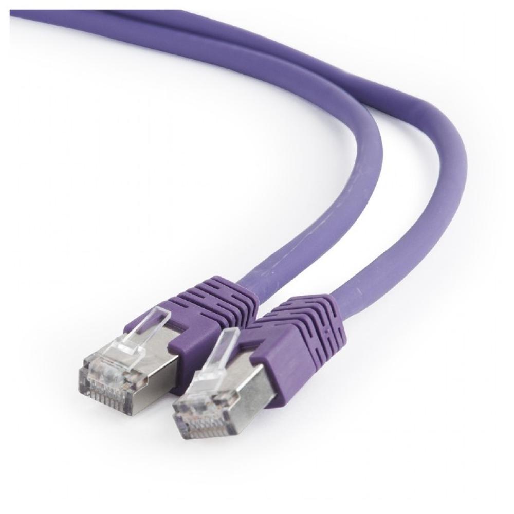 Gembird - PP6A-LSZHCU-V-0.5M cable de red Violeta 0,5 m Cat6a S/FTP (S-STP)