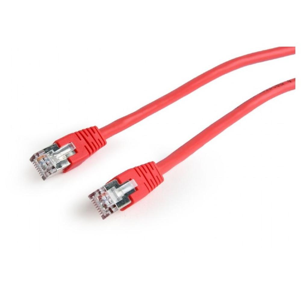 Gembird - PP6-0.5M/R cable de red Rojo 0,5 m Cat6 F/UTP (FTP)