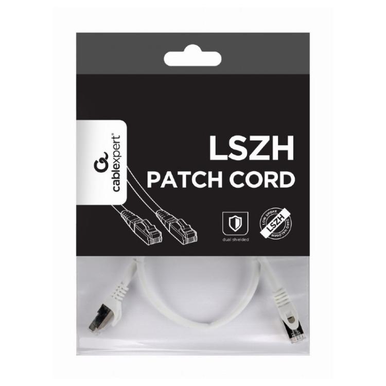 Gembird - PP6A-LSZHCU-W-0.5M cable de red Blanco 0,5 m Cat6a S/FTP (S-STP)