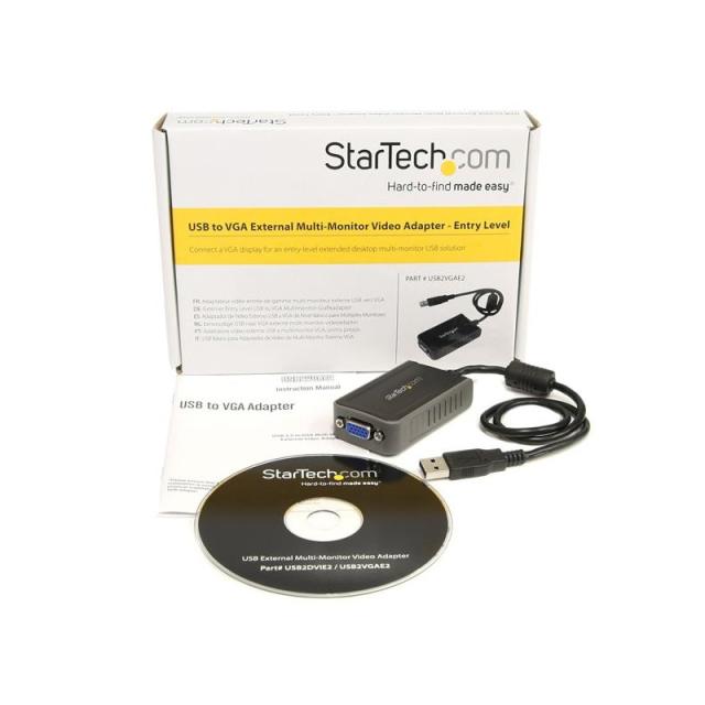 StarTech.com - Adaptador de Vídeo Externo USB a VGA - Tarjeta Gráfica Externa Cable - 1440x900