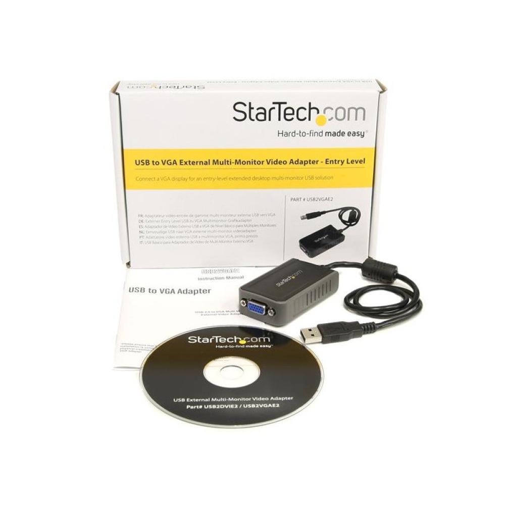 StarTech.com - Adaptador de Vídeo Externo USB a VGA - Tarjeta Gráfica Externa Cable - 1440x900