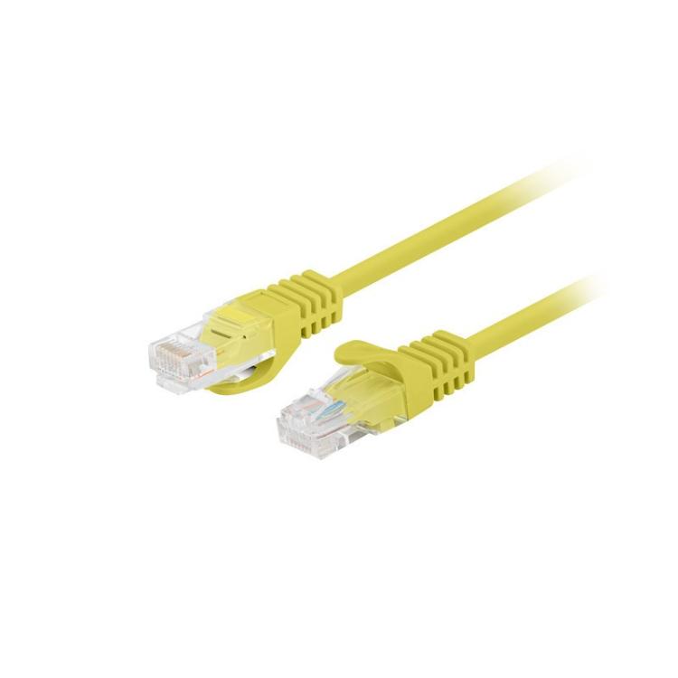 Lanberg - PCU6-10CC-0750-Y cable de red Amarillo 7,5 m Cat6 U/UTP (UTP)