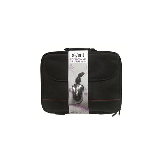 Ewent - EW2505 maletines para portátil 39,6 cm (15.6") Maletín Negro