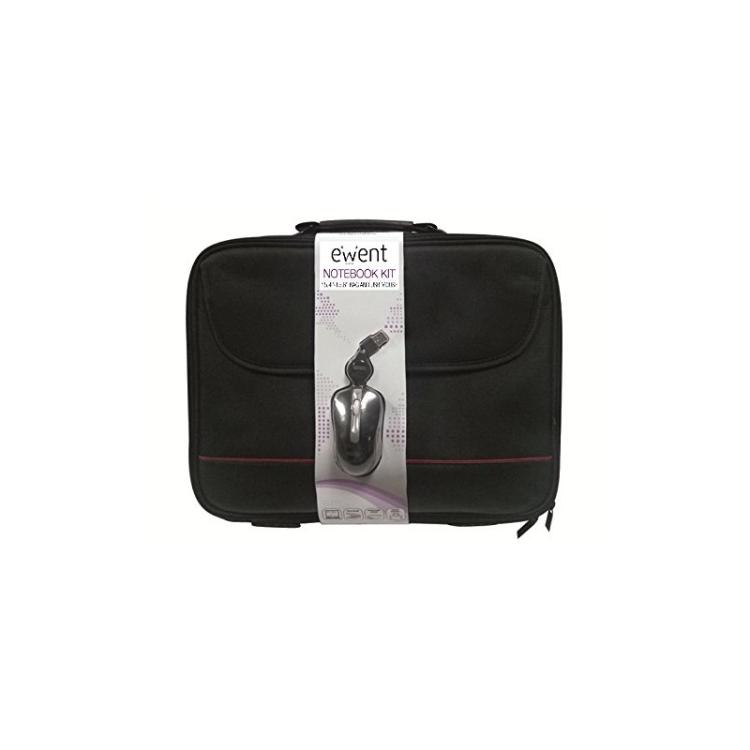 Ewent - EW2505 maletines para portátil 39,6 cm (15.6") Maletín Negro