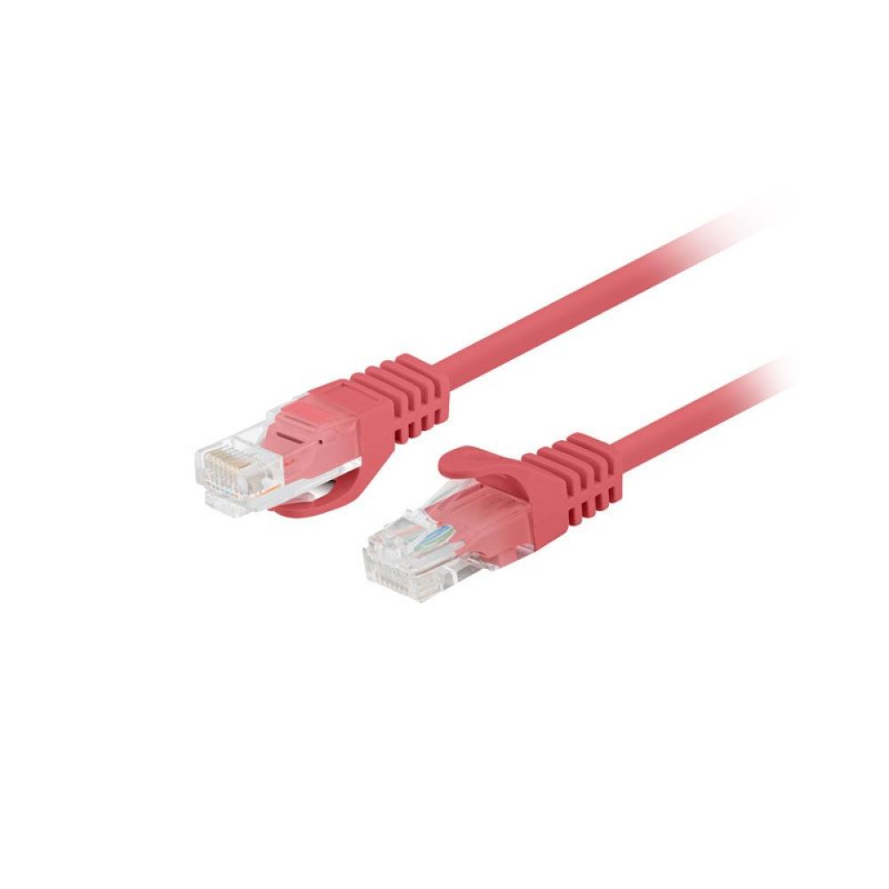 Lanberg - PCU6-10CC-0750-R cable de red Rojo 7,5 m Cat6 U/UTP (UTP)