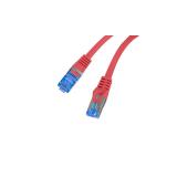 Lanberg - PCF6A-10CC cable de red Rojo 0,25 m Cat6a S/FTP (S-STP)
