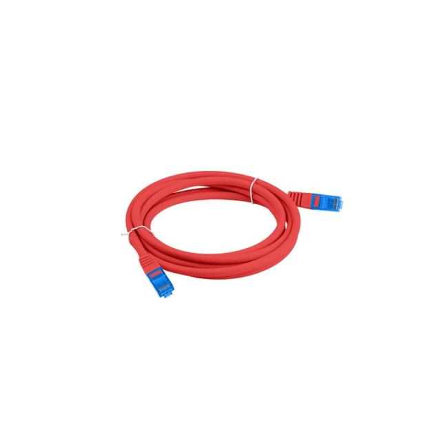Lanberg - PCF6A-10CC cable de red Rojo 1,5 m Cat6a S/FTP (S-STP)