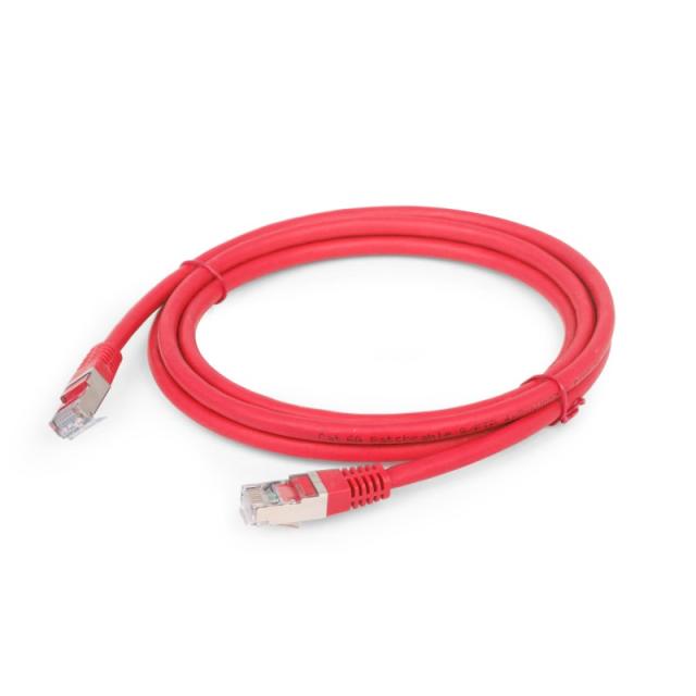 Gembird - PP6A-LSZHCU-R-2M cable de red Rojo Cat6a S/FTP (S-STP)